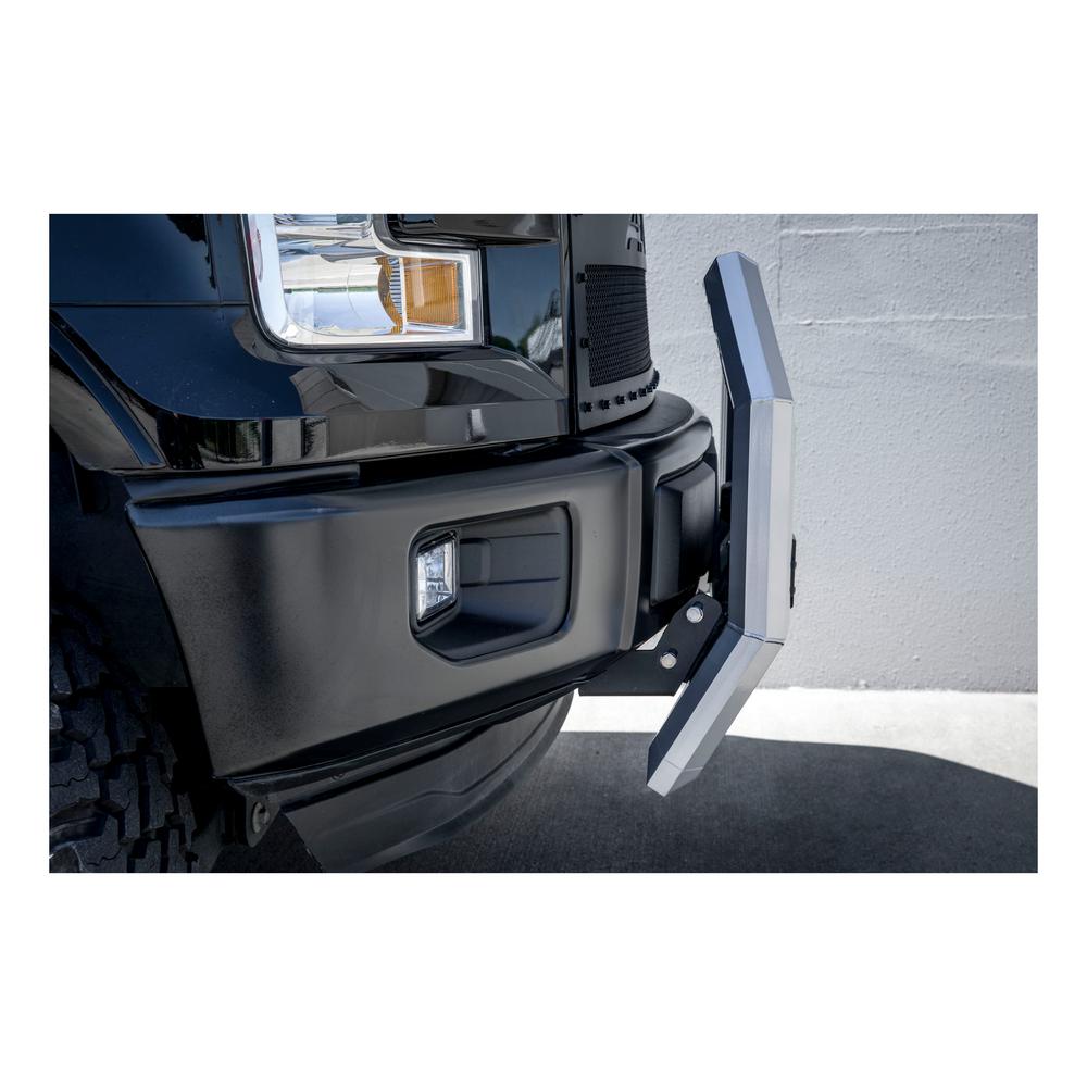 Select Toyota Tundra ARIES 2152100 AdvantEDGE Chrome Aluminum Truck Bull Bar with Lights
