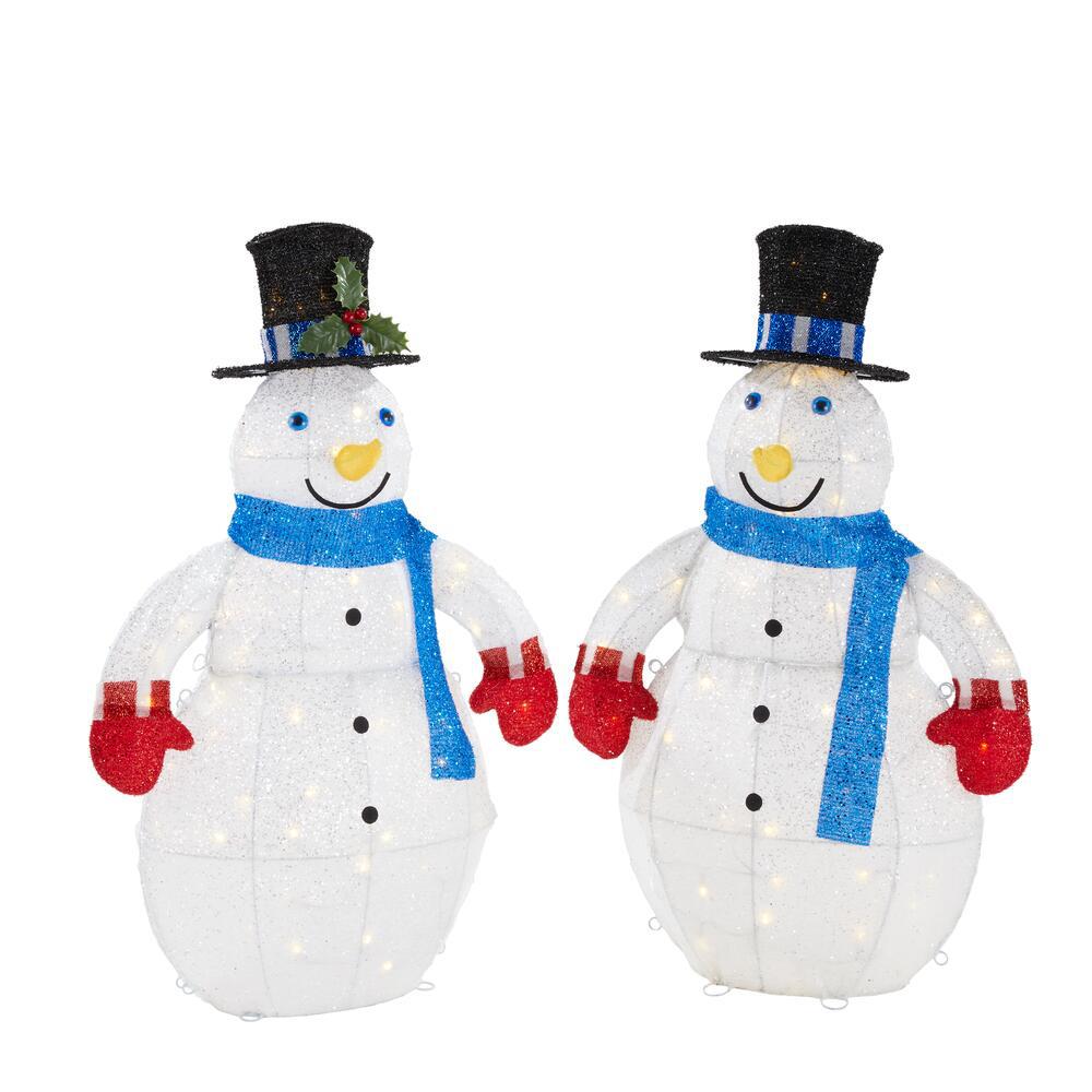 Led - Snowman - Christmas Yard Decorations - Outdoor Christmas 