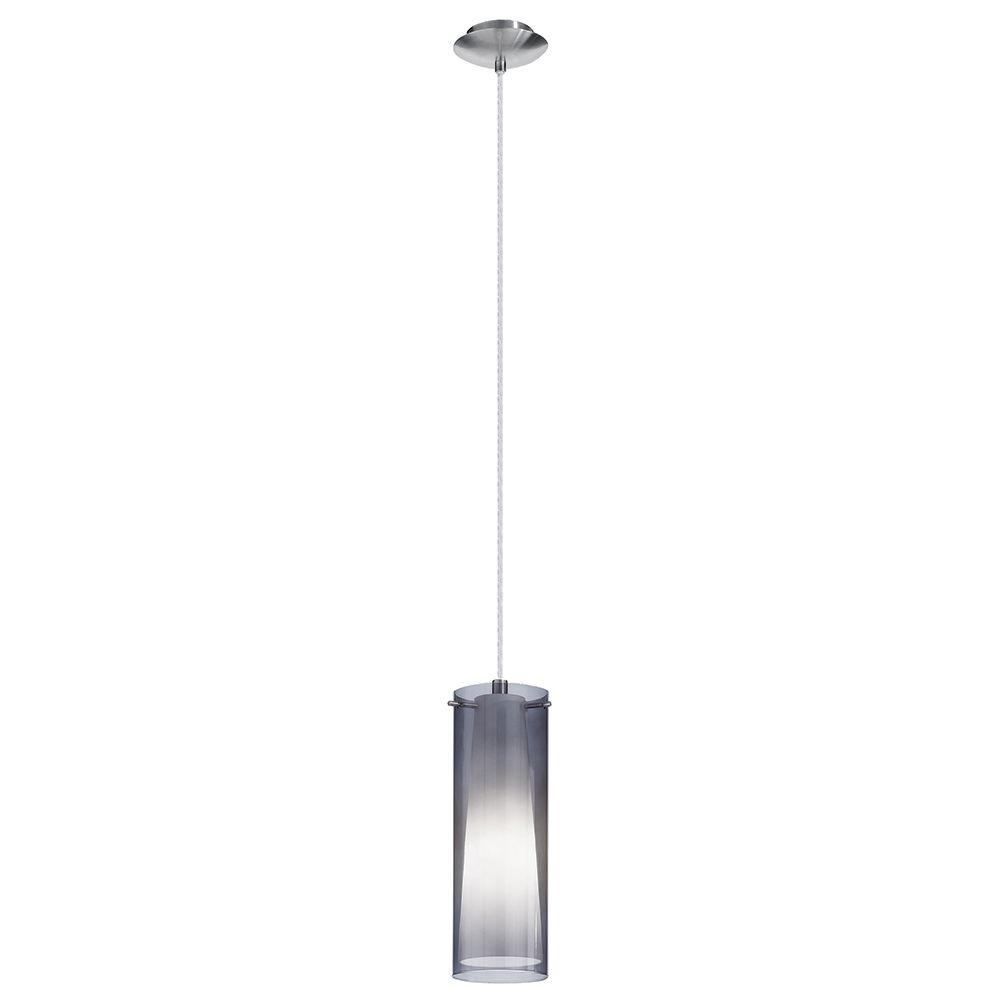 Eglo Pinto Nero 1 Light Matte Nickel Pendant 90304a The Home Depot Eglo Pinto Nero 1 Light Matte Nickel Pendant