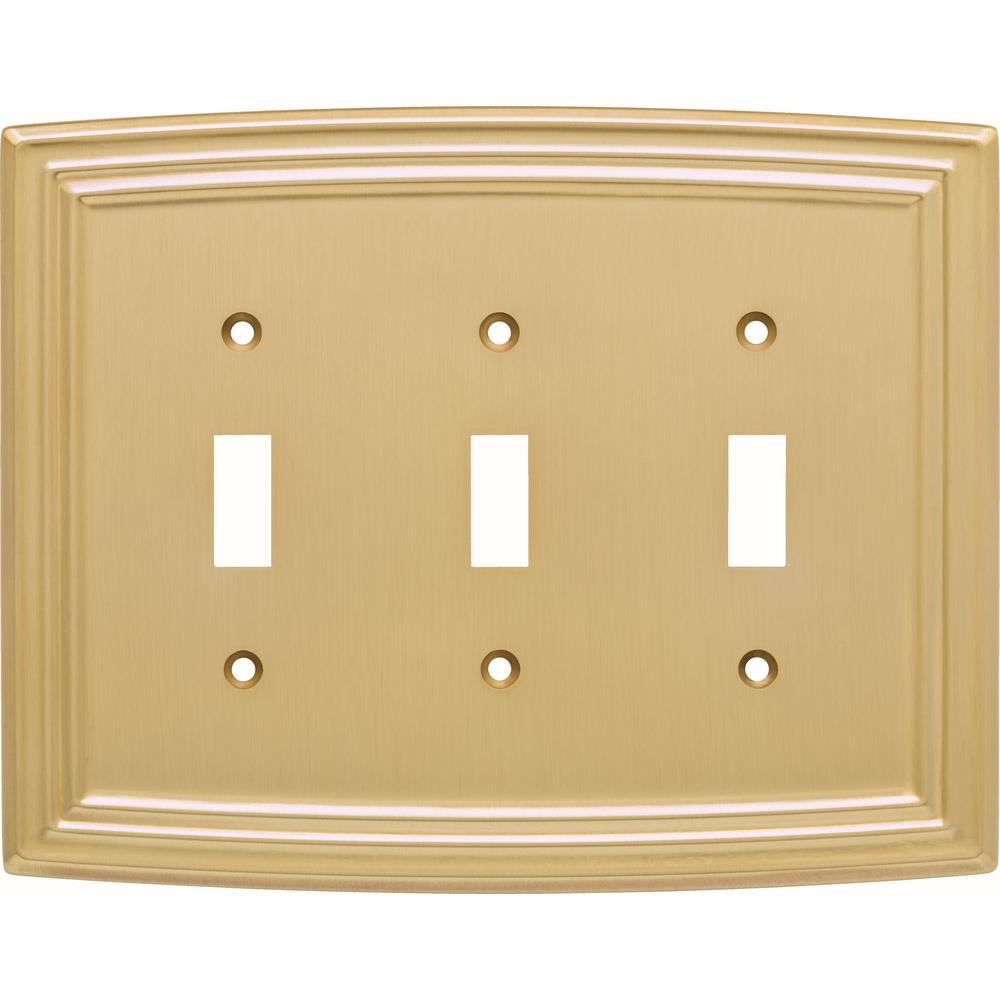 Brass Light Switch Plates Wall Plates The Home Depot