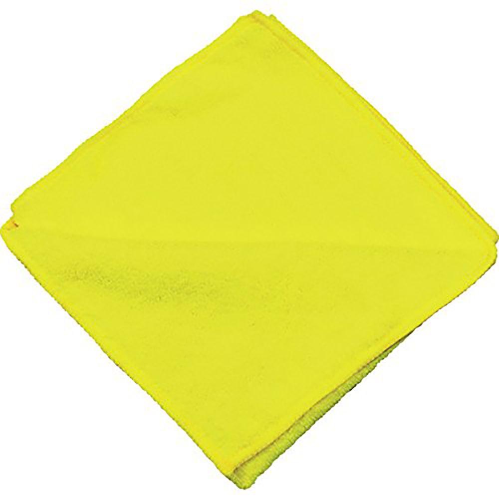 Zwipes 16 In X 16 In Yellow Microfiber Cleaning Towel Pack Of 12 H1 728 The Home Depot 9476