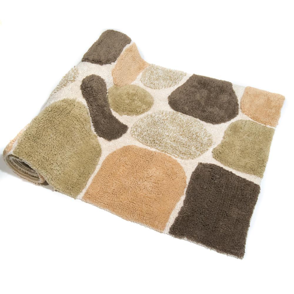 Chesapeake Merchandising Pebbles Khaki 24 In X 60 Bath Rug Runner 45090 The Home Depot - 24 X 60 Bath Rug Tan Chesapeake Merchandising Pebbles Khaki 24 In X 60 Bath Rug Runner 45090 The Home Depot - 24 X 60 Bath Rug Tan