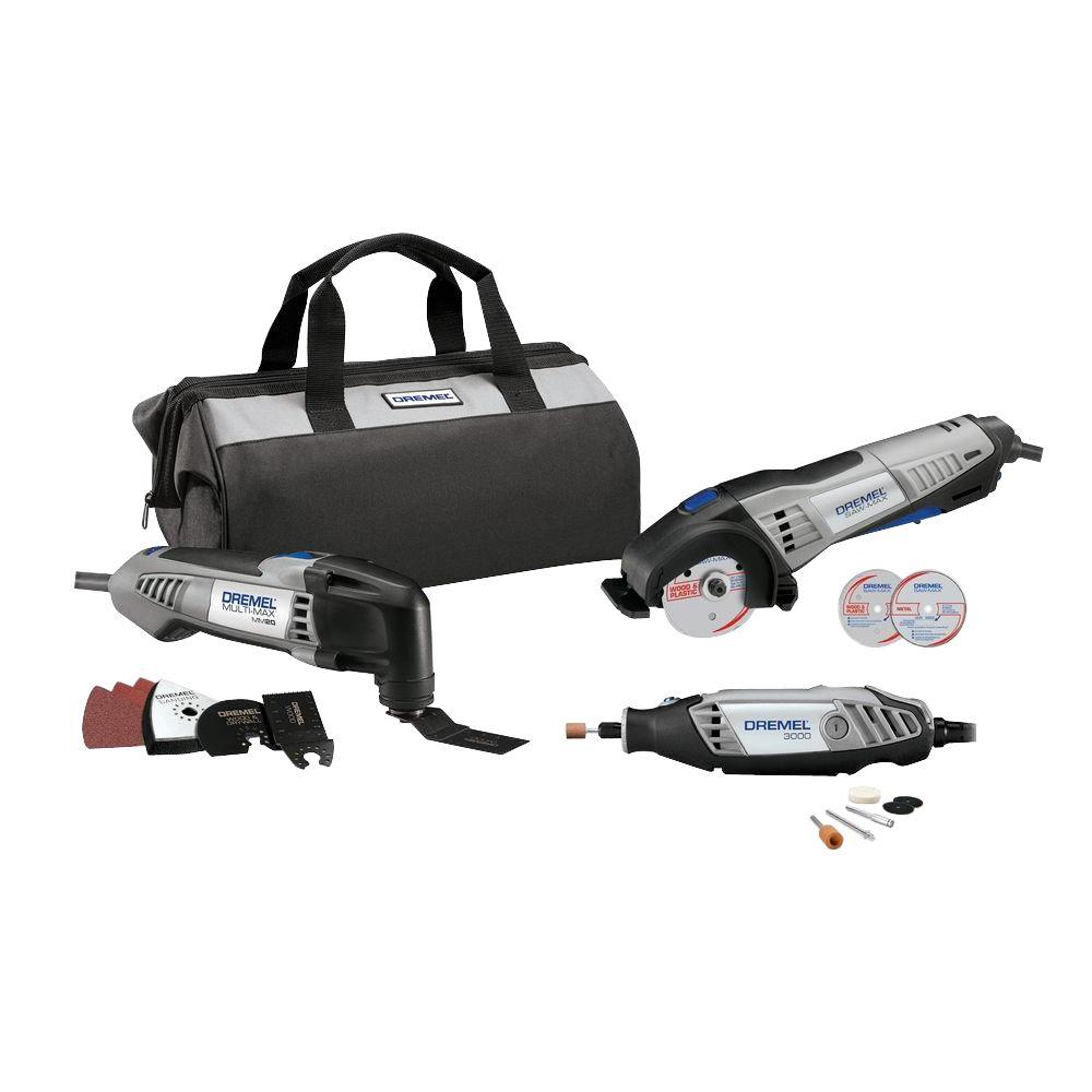 Dremel Ultimate Corded Combo Kit with Saw Max, MultiMax and Rotary