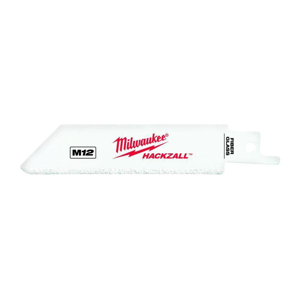 Milwaukee 4 in M12 Hackzall Fiberglass Blade (3Pack)49005400 The Home Depot