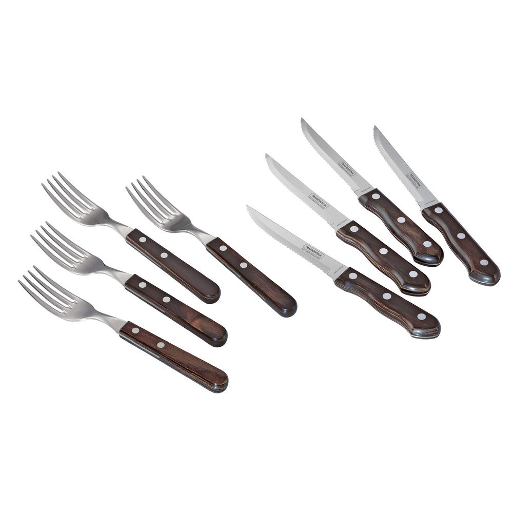 steak knives and forks