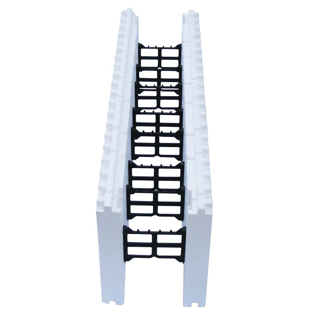 Smartblock 4 2 Lbs 40 In L X 12 5 In H X 12 In W Insulated Concrete Forms Bundle Of 20 12vwf8 The Home Depot