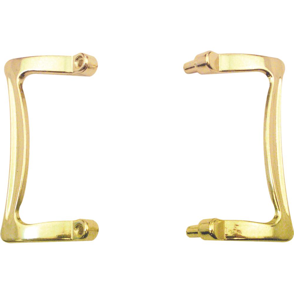 PrimeLine 21/4 in. Gold Shower Door Handle SetM 6161 The Home Depot