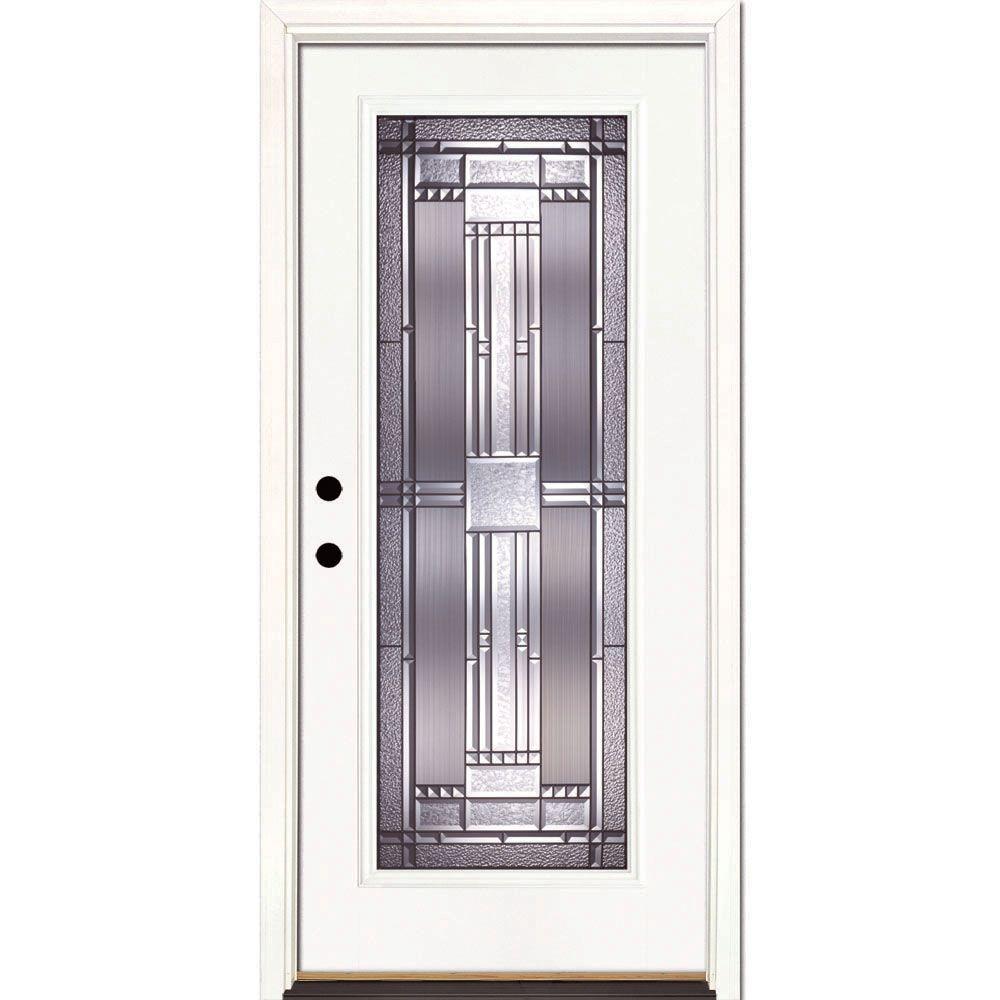 Feather River Doors 37 5 In X 81 625 In Preston Patina Full Lite