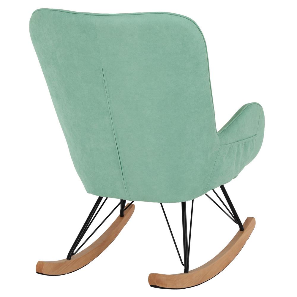 teal glider rocker