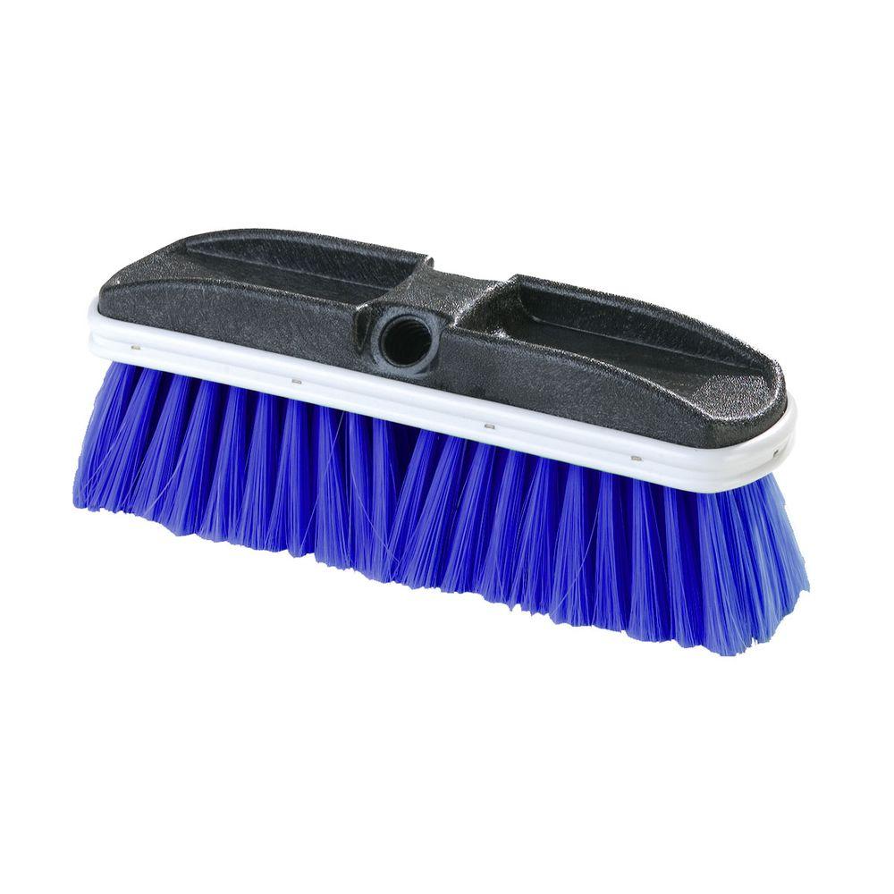 Carlisle 10 inch Flo-Thru Flagged Blue Nylex Truck Wash Brush (Case of 12) by Carlisle