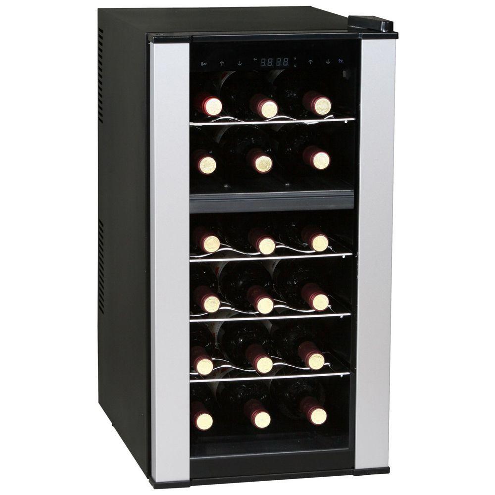 Vinotemp 35 in. 18Bottle Dual Zone Thermoelectric Wine CoolerVT