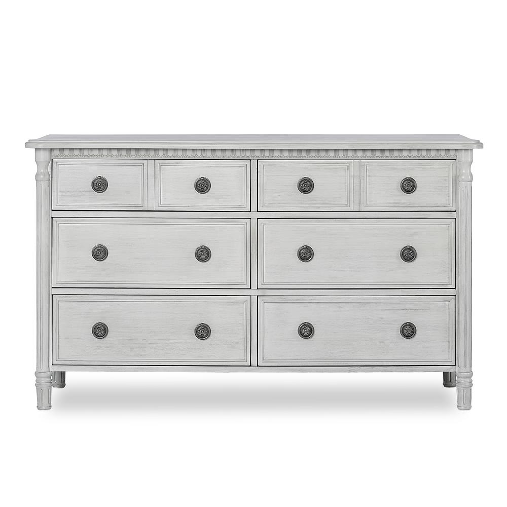 evolur belmar double dresser rustic grey