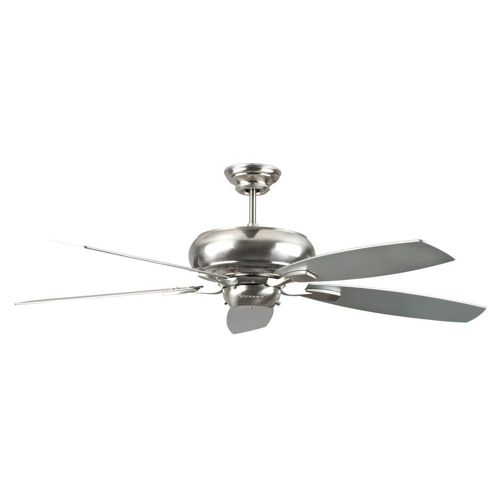 Concord Fans Roosevelt Series 52 In Indoor Stainless Steel Ceiling Fan