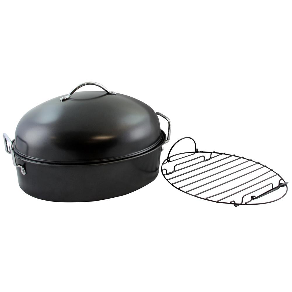 roasting pan with lid stainless steel