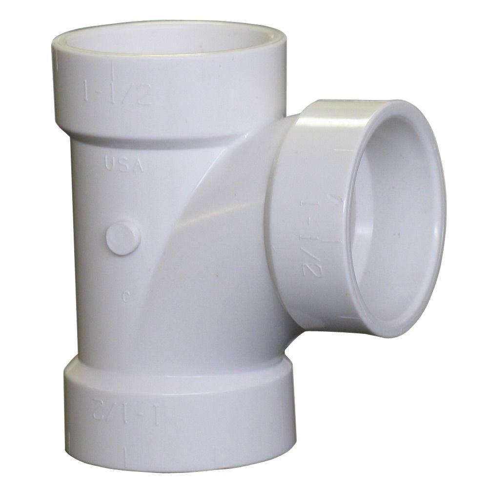 2 In PVC DWV All Hub Sanitary Tee C4811HD2 The Home Depot