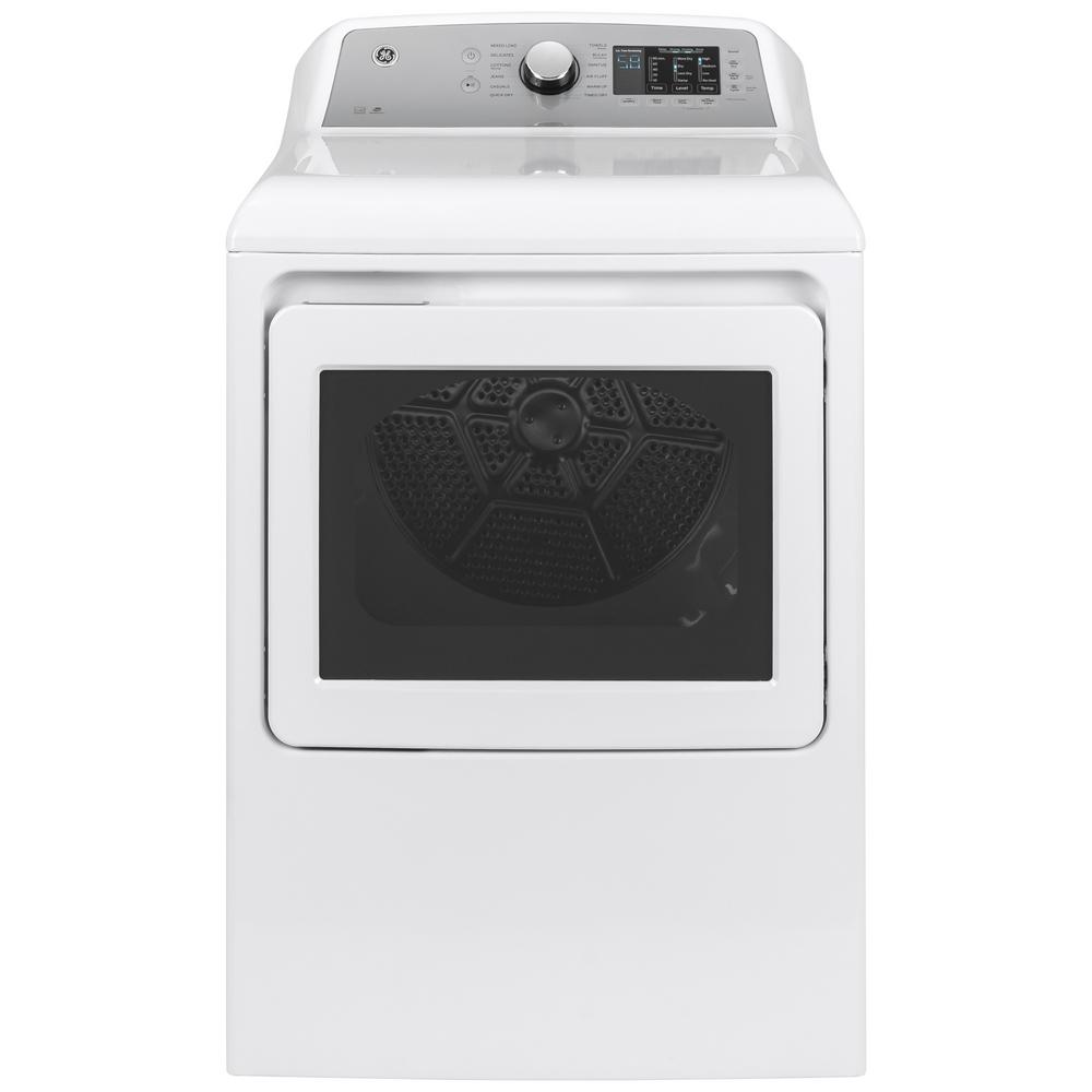 GE 7.4 cu. ft. 240Volt White Electric Vented Dryer, ENERGY STARGTD72EBSNWS The Home Depot