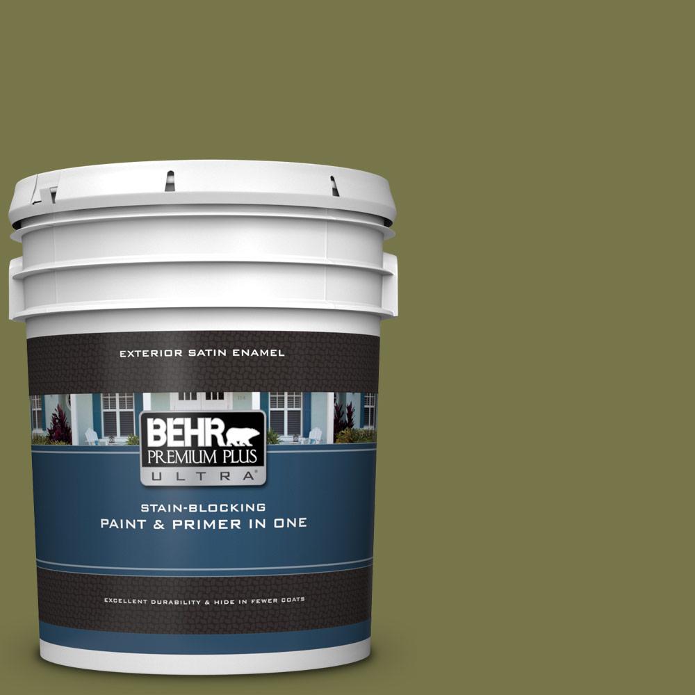 BEHR Premium Plus Ultra 5 gal. S3407A Garnish Satin