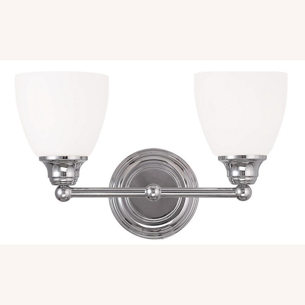 Livex Lighting Somerville 2 Light Chrome Bath Vanity 13662 05 The Somerville 2 Light Chrome Bath Vanity