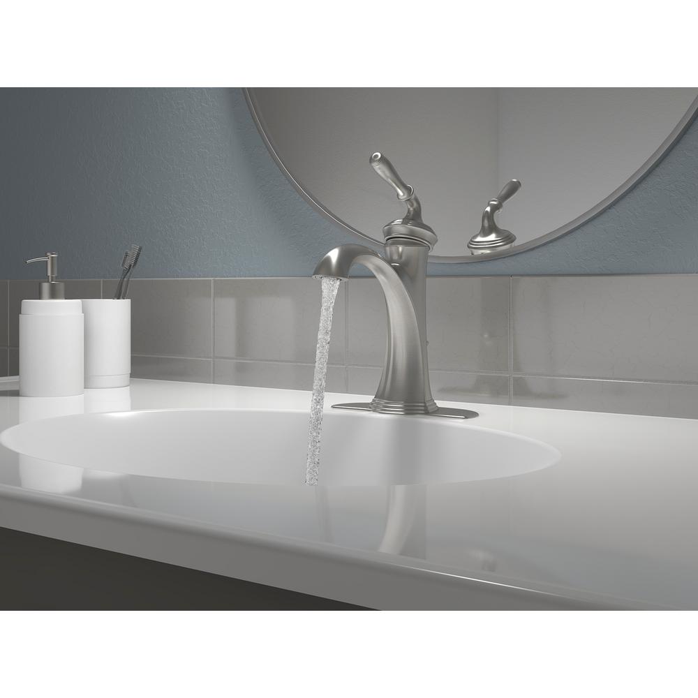 KOHLER K-193-4-BN Devonshire Single-Handle Bathroom Sink Faucet Vibrant Brushed