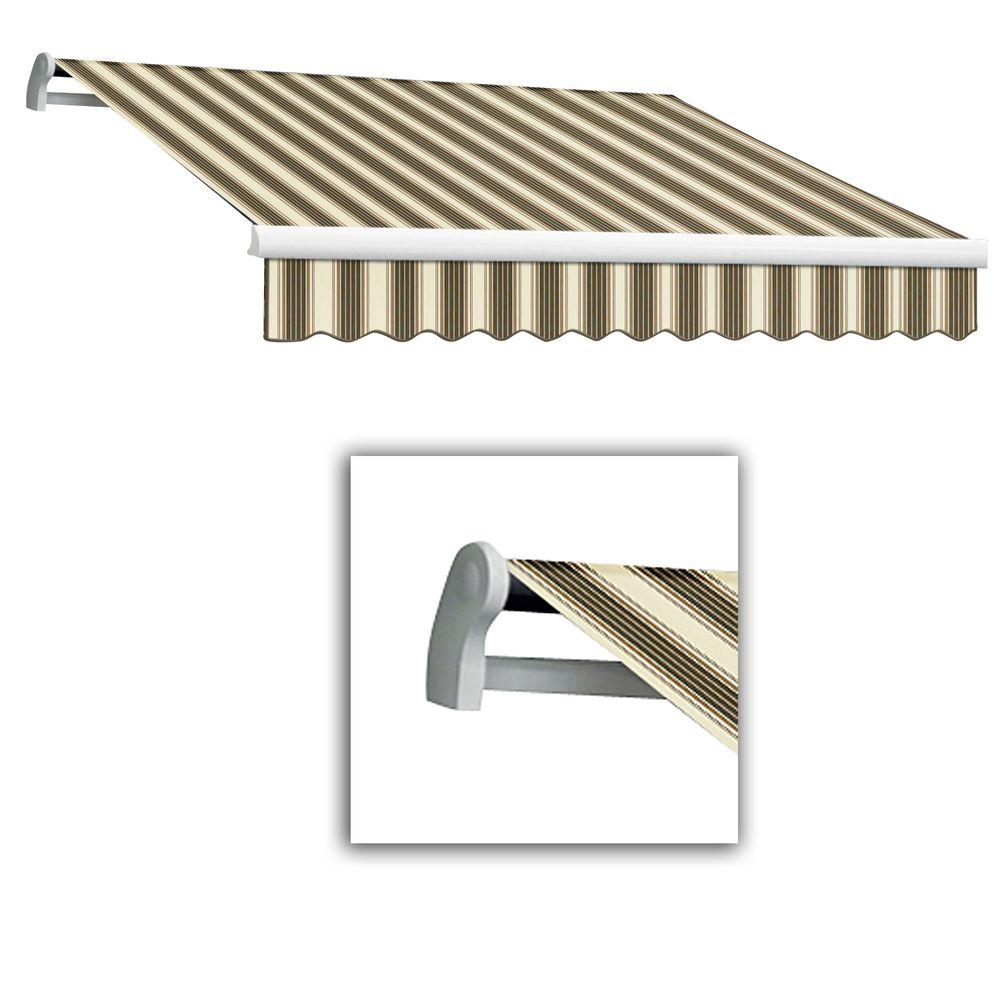 AWNTECH 12 ft. LXMaui Right Motor with Remote Retractable Acrylic Awning (120 in. Projection