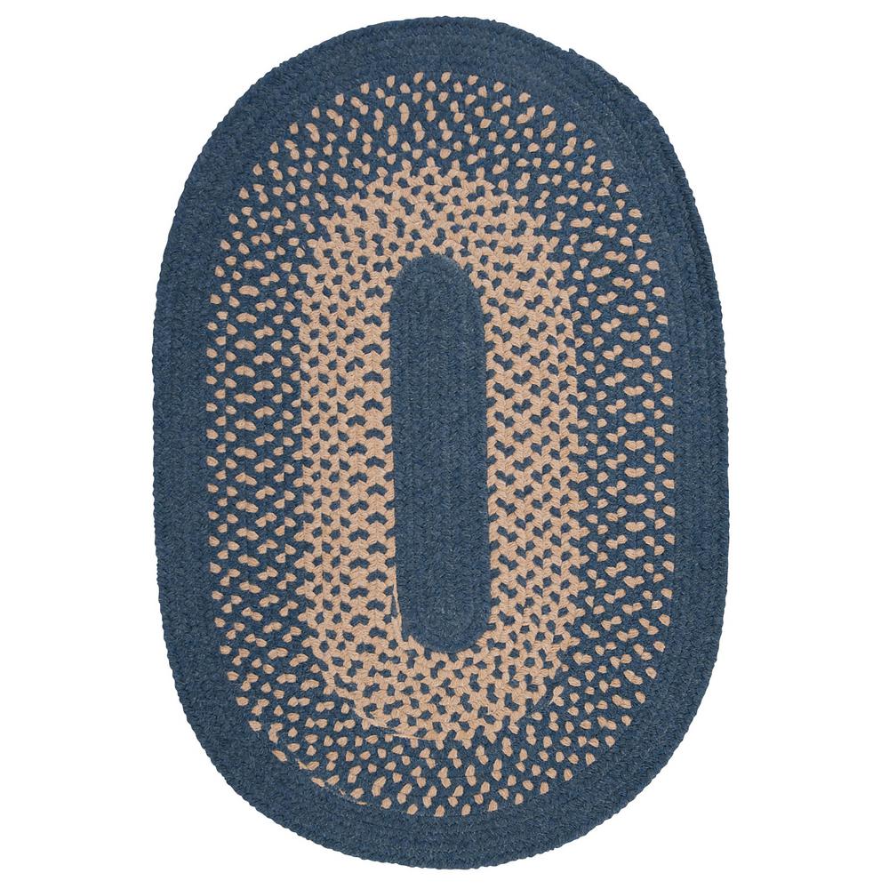 Home Decorators Collection Portland Federal Blue 2 Ft X 4 Portland Federal Blue 2 Ft X 4 Braided Area Rug
