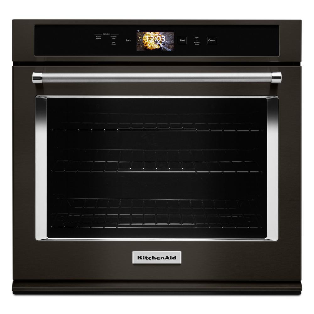 KitchenAid 30 in. Single Electric Smart Wall Oven with Powered