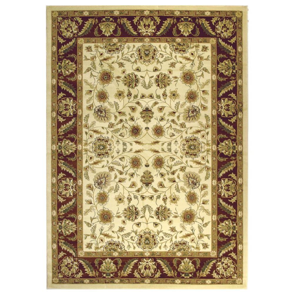 Safavieh Lyndhurst Ivory Red 6 Ft X 9 Area Rug Lnh215a The This Review Is From Lyndhurst Ivory Red 8 Ft X 11 Area Rug