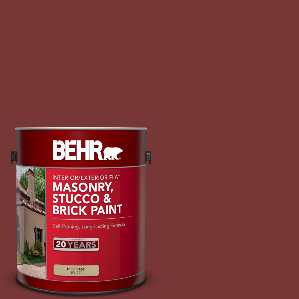 stucco roasted masonry behr brick paint fire