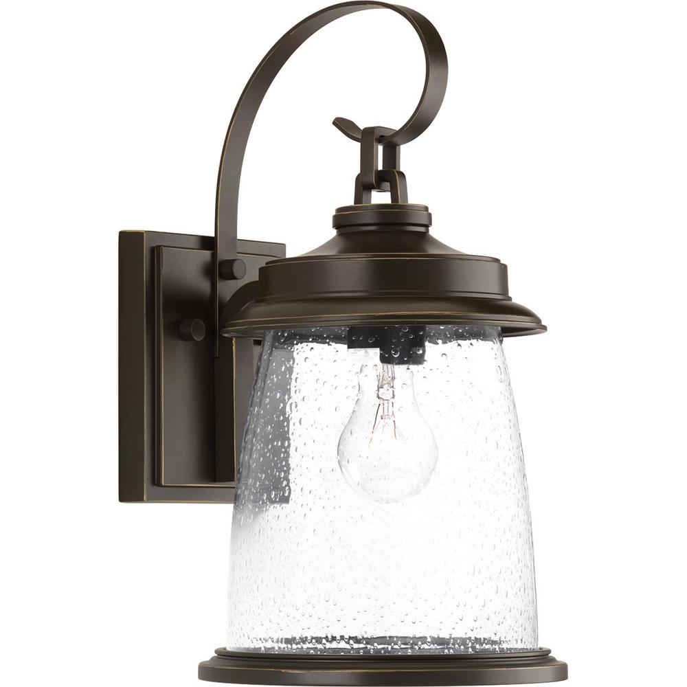 Coastal Nautical Bronze Outdoor Wall Mounted Lighting Conover Collection 1 Light Antique Bronze Outdoor Wall Mount Lantern