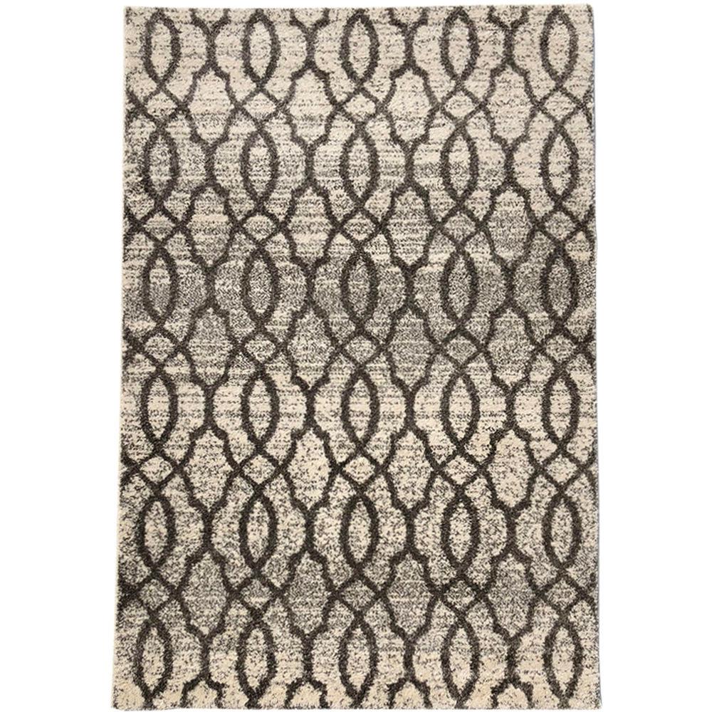 Pyramid Home Decor Ivory 2 Ft X 5 Modern Geometric Pattern Area Rug Pyramid Home Decor Ivory 2 Ft X 5 Modern Geometric Pattern Area Rug