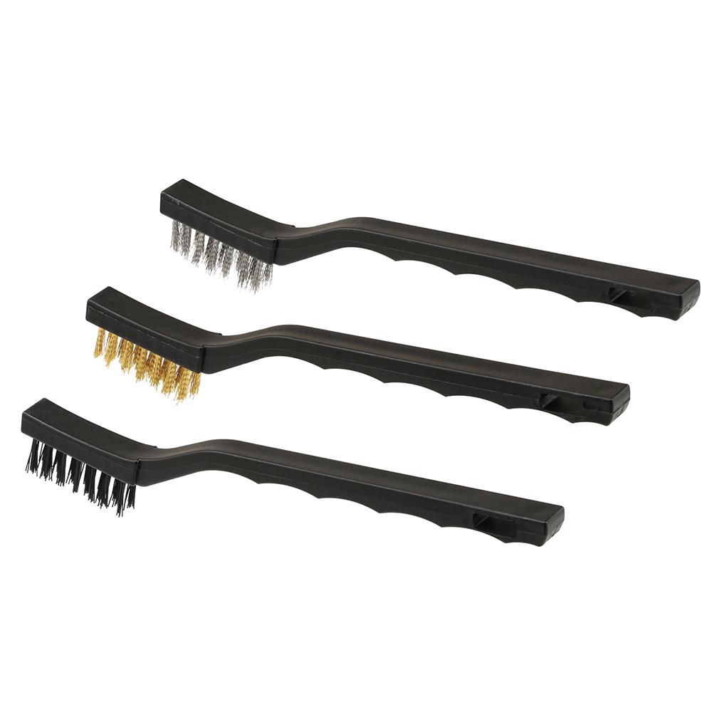 Armour Line Wire Brush Set, Includes Nylon, Steel, and ...