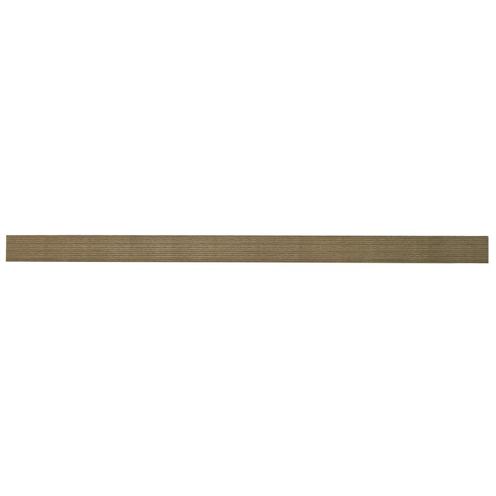 Lewis Hyman 48 in. W x 10.2 in. D x 2 in. H Driftwood Gray Oak Extended