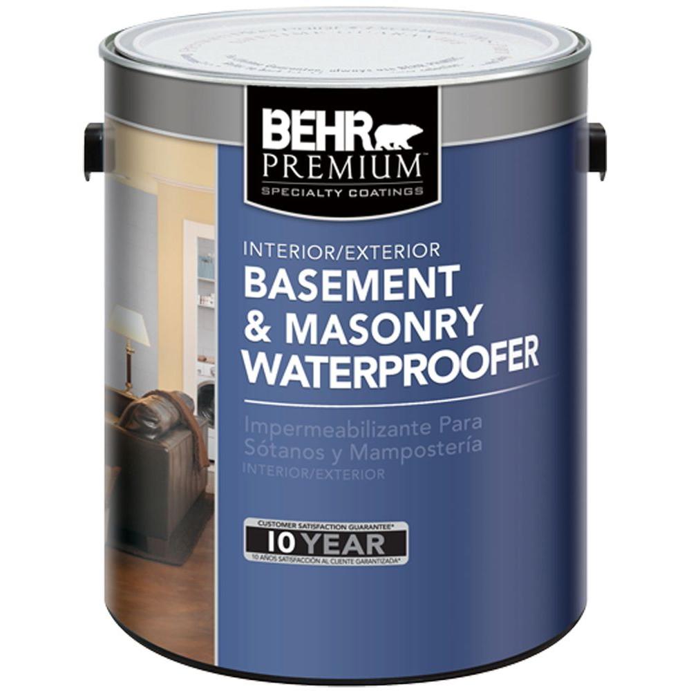 Behr Premium 5 Gal Basement And Masonry Interior Exterior Basement And Masonry Interior Exterior Waterproofer