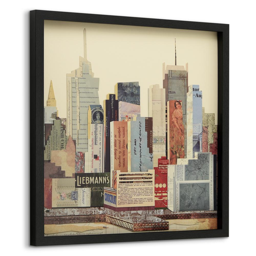 25 In X New York City Skyline Dimensional Collage 25 In X New York City Skyline Dimensional Collage