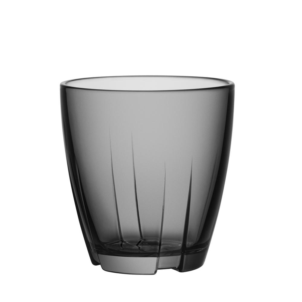 gray drinking glasses