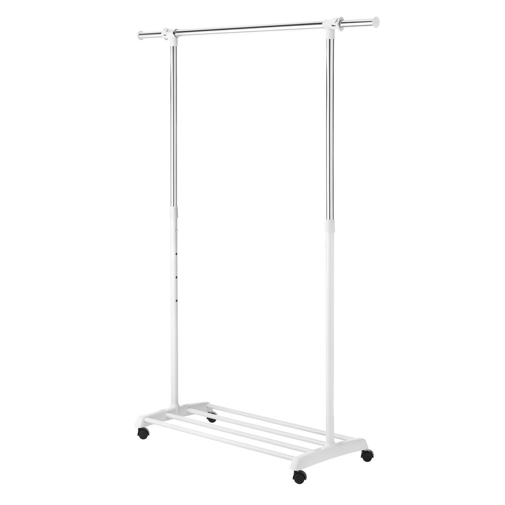Whitmor Deluxe 36 2 In W X 68 H Steel Garment Rack