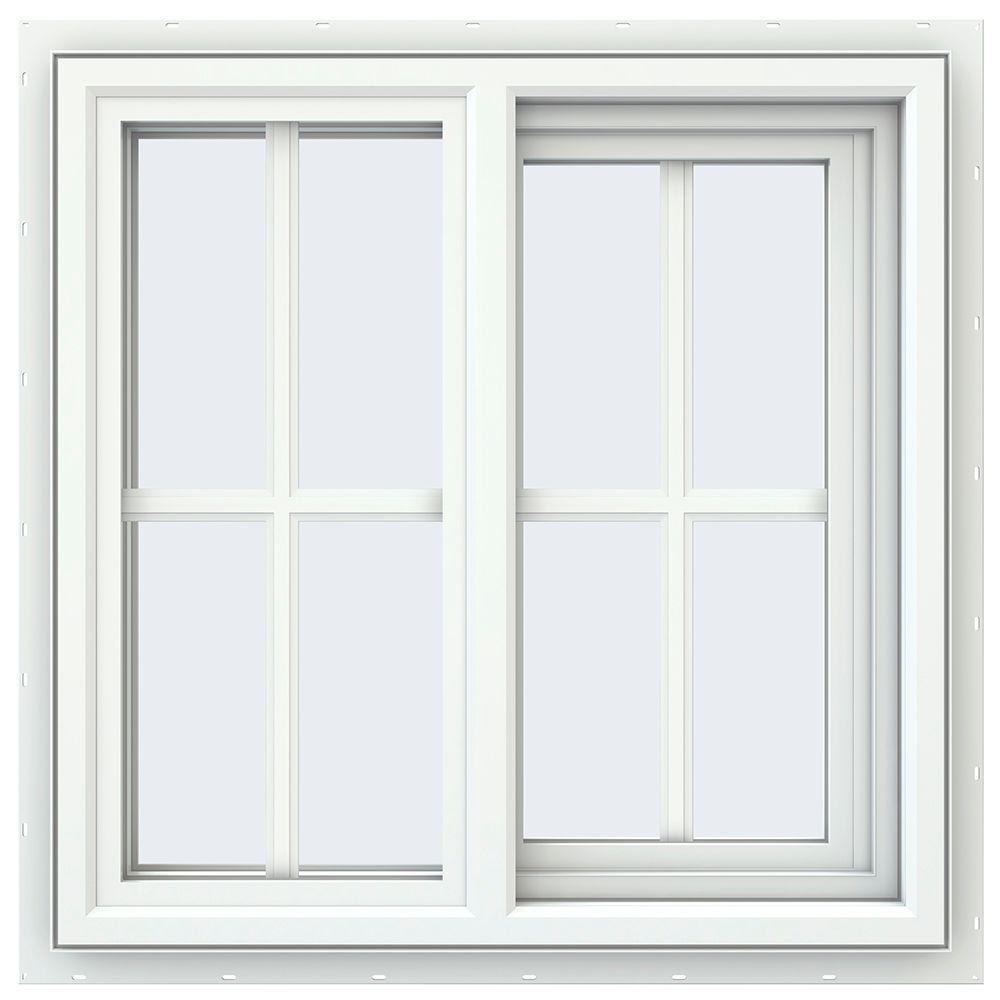White Sliding Windows Windows The Home Depot