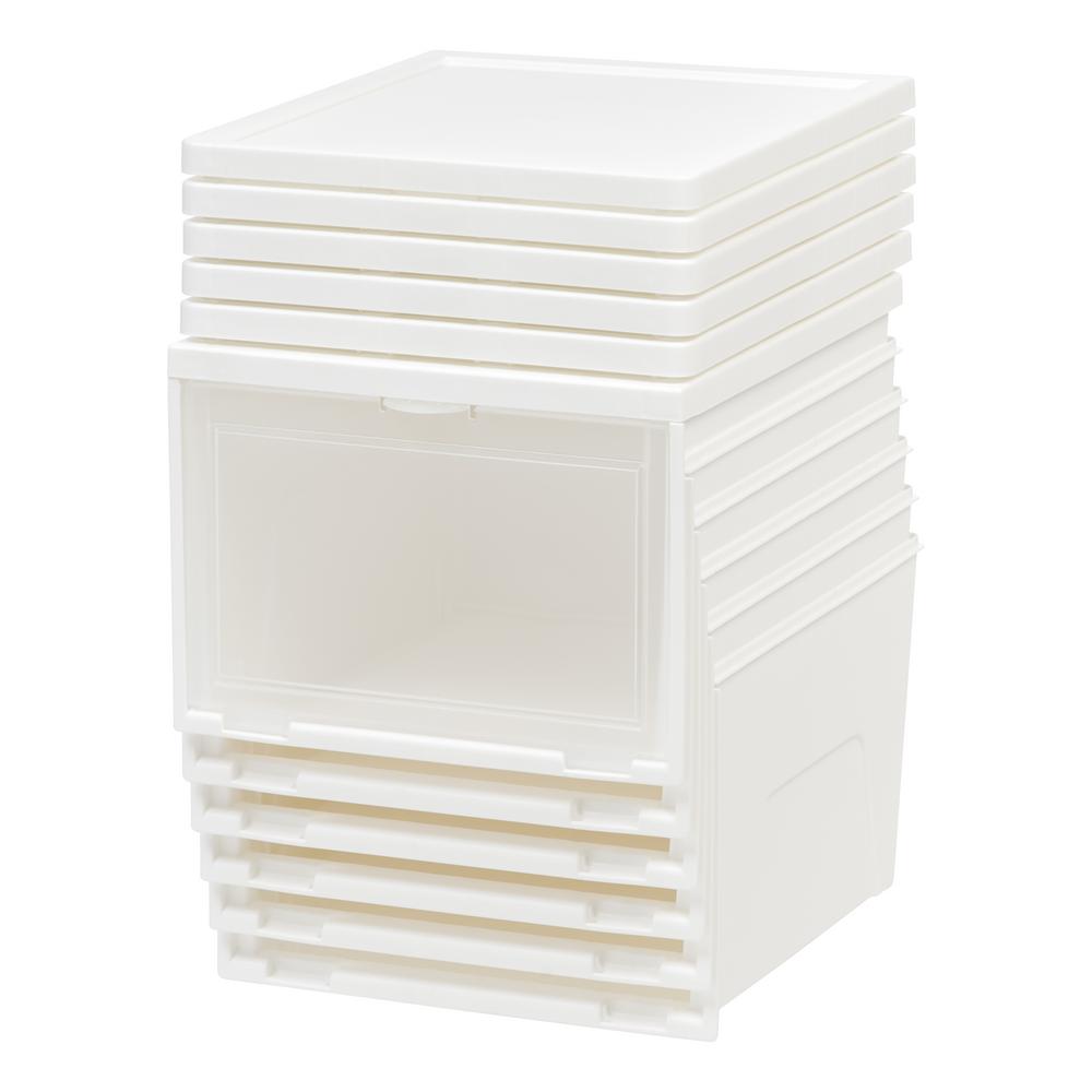 IRIS High Front Entry Stacking Shoe Box 