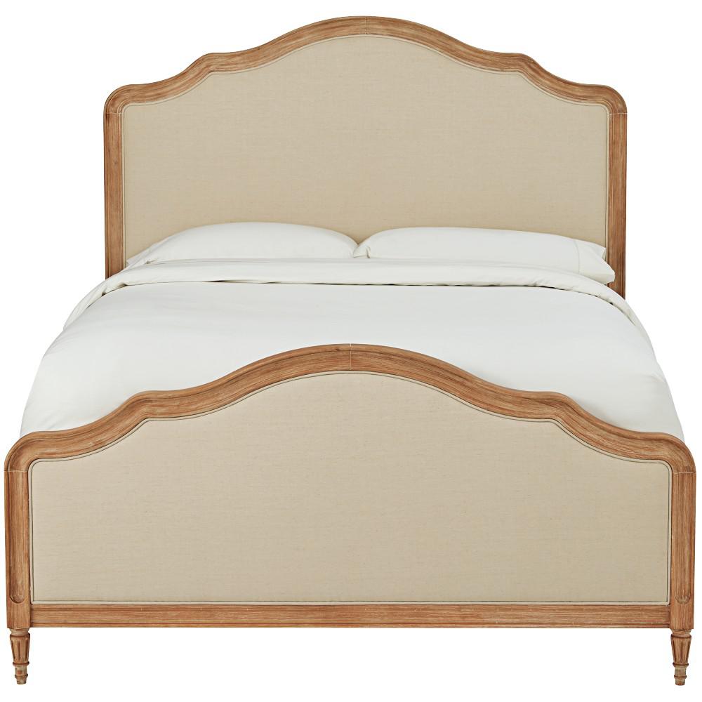 Clic 4 Up Upholstered Headboard Fabric Beds Wellington Stone Wash Queen Bed