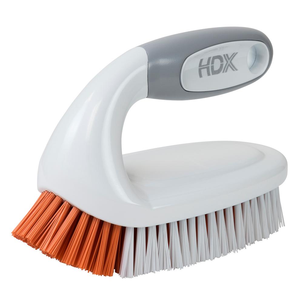 HDX Scrub Brush with Iron Handle 