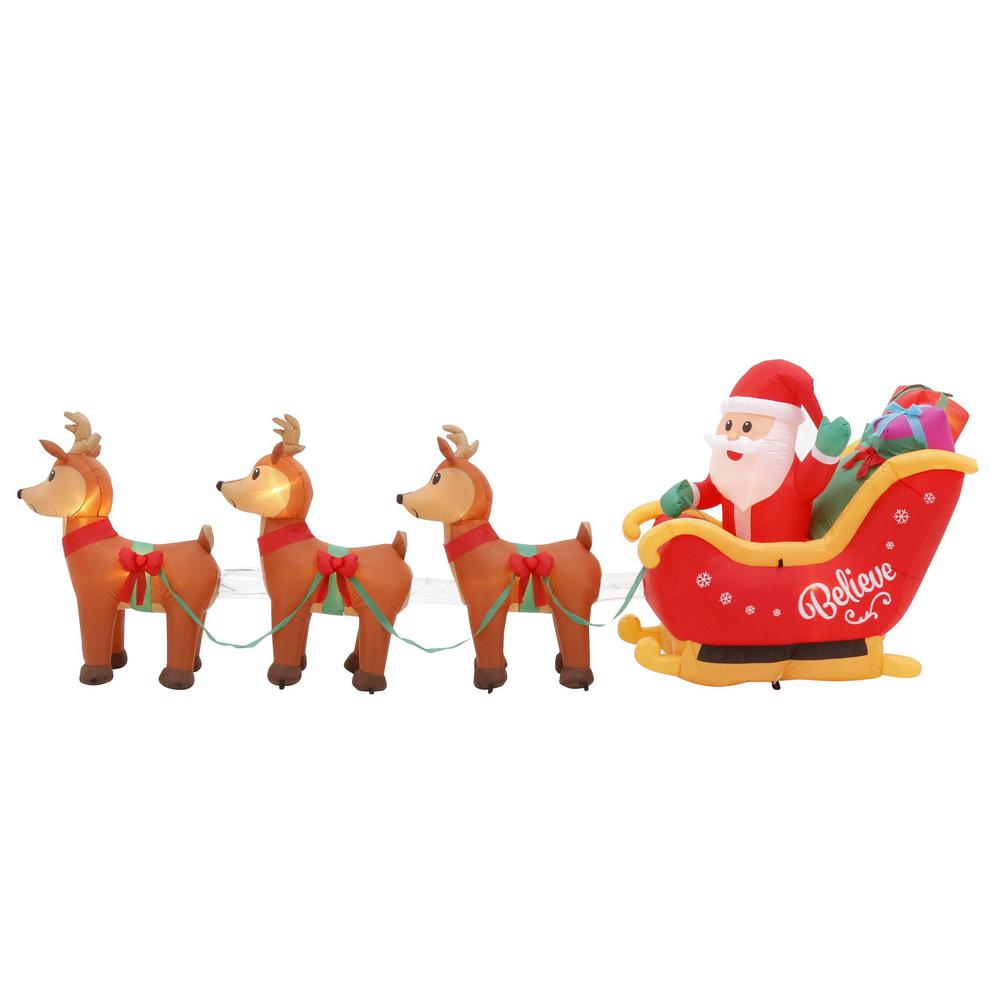 Santa Home Accents Holiday Christmas Inflatables Outdoor