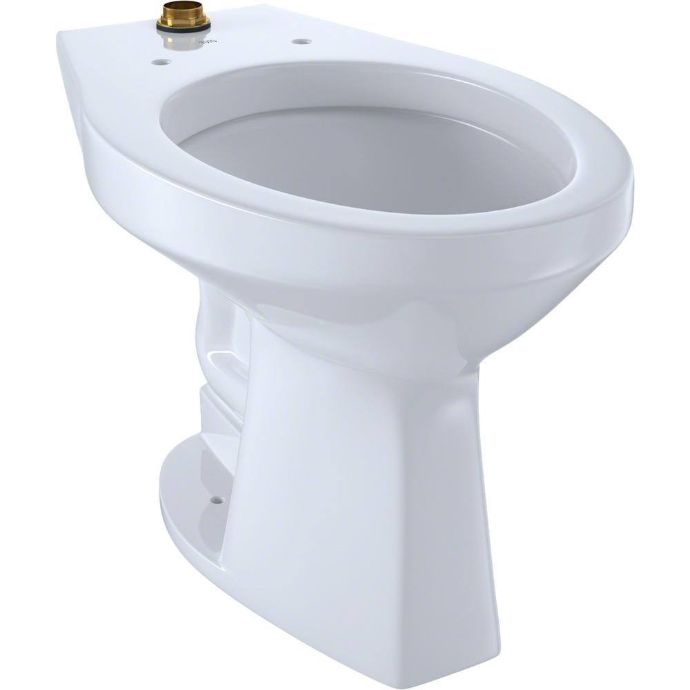 TOTO Flushometer 1.0 GPF Urinal with Top Spud and CeFiONtect in Cotton