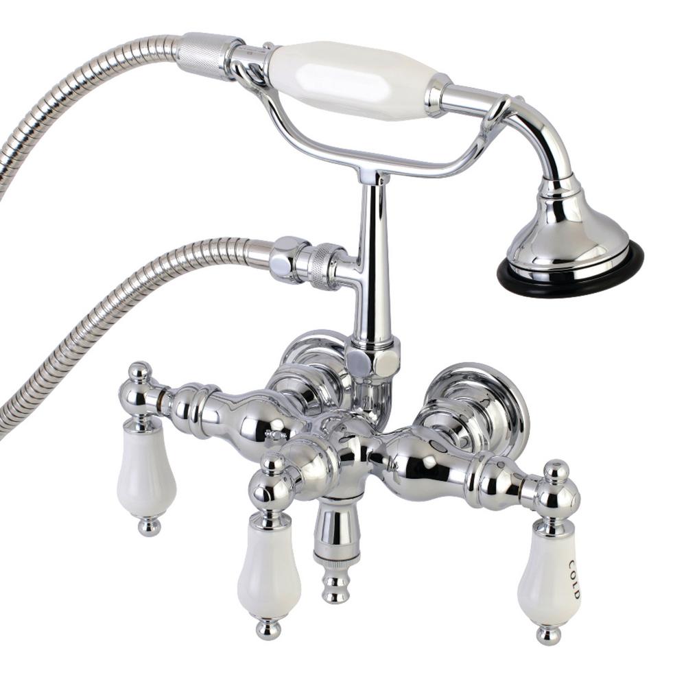 Polished Chrome Kingston Brass Claw Foot Tub Faucets Hae22t1 64 1000 
