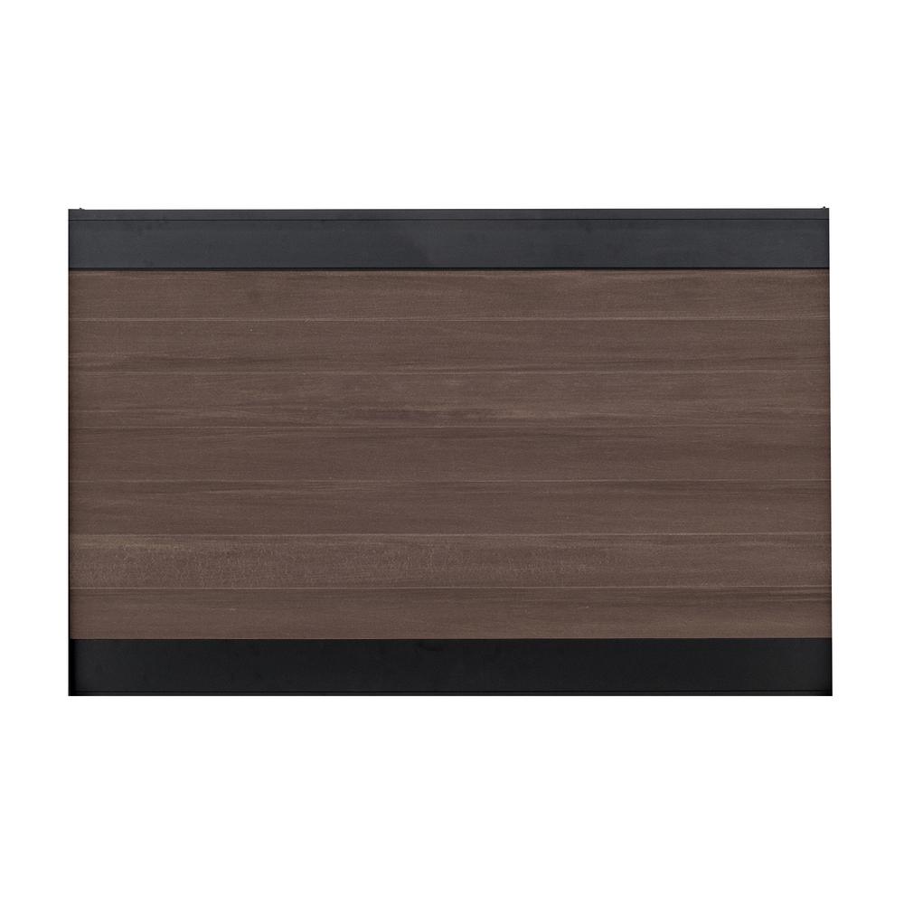 Veranda euro style 4 ft x 6 ft black top king cedar aluminum