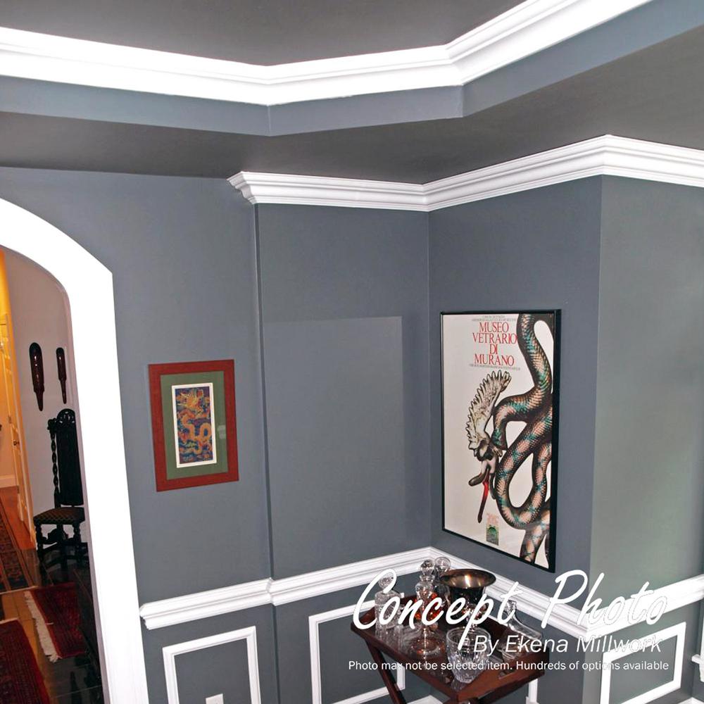 4-Pack 4 Piece Ekena Millwork Acanthus Leaf PML09X09AC-CASE-4 Panel Moulding Corner 9 3//8W x 9 3//8H Factory Primed