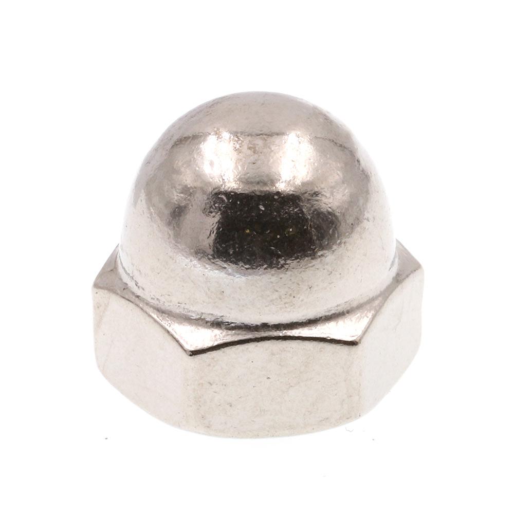 Prime Line Products 3 8 16 Grade 18 8 Stainless Steel Acorn Cap Nuts 5 Pack The Home Depot
