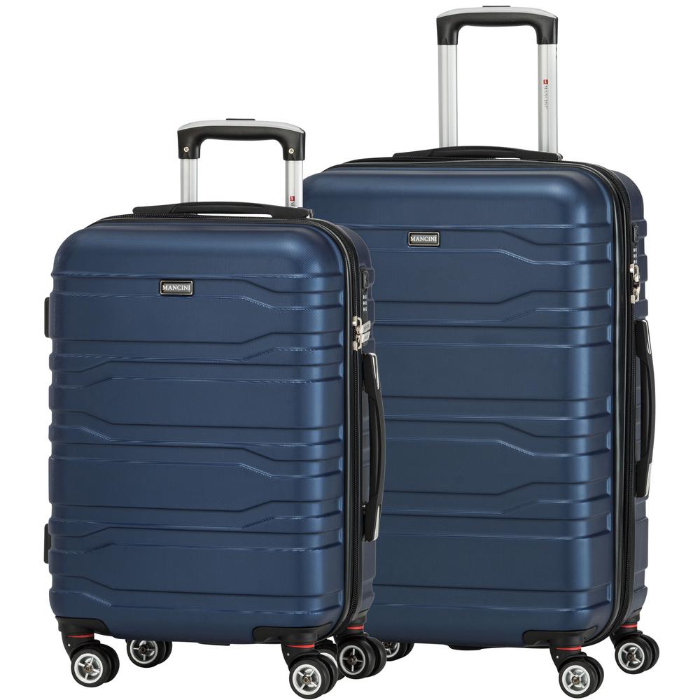 navy blue luggage sets