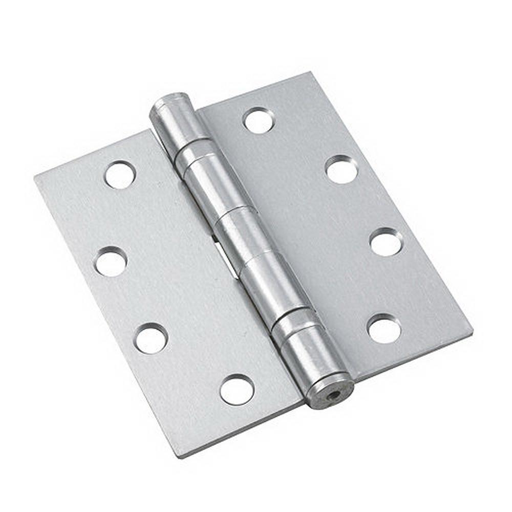 Onward Full Mortise Inset Brushed Chrome Hinge 3 Pack 4823bcb