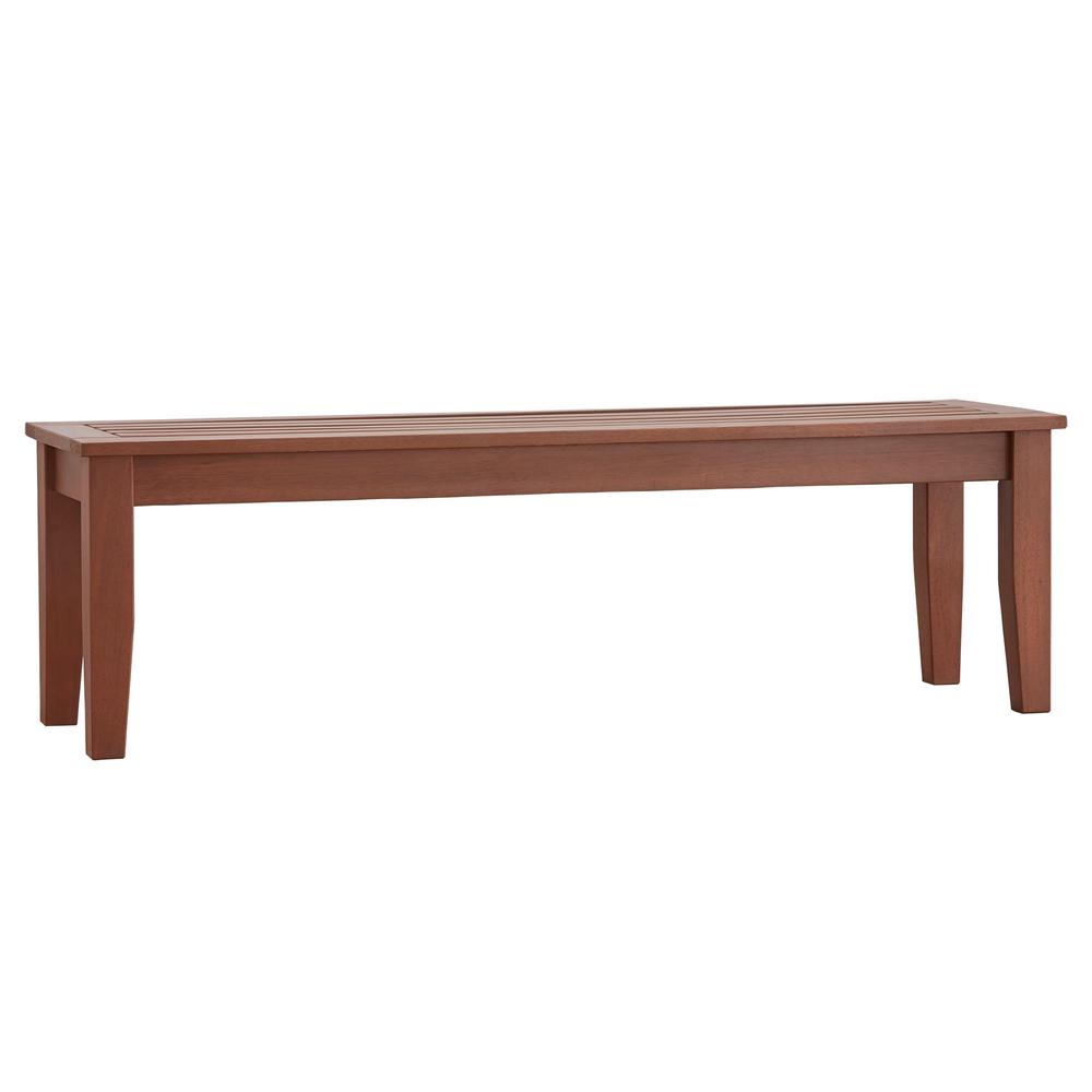Backless Outdoor Benches Patio Chairs The Home Depot Verdon