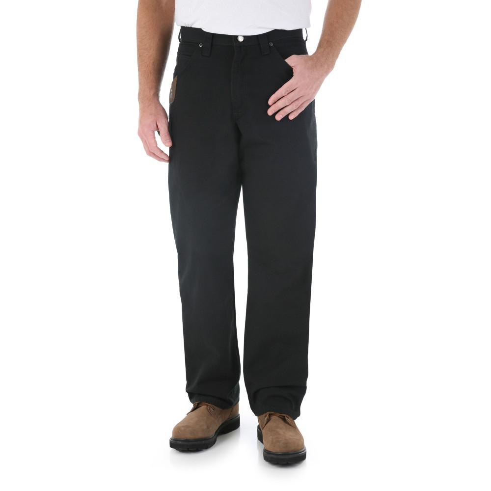 UPC 690742147929 product image for Wrangler Men's Size 32 in. x 32 in. Black Carpenter Pant | upcitemdb.com